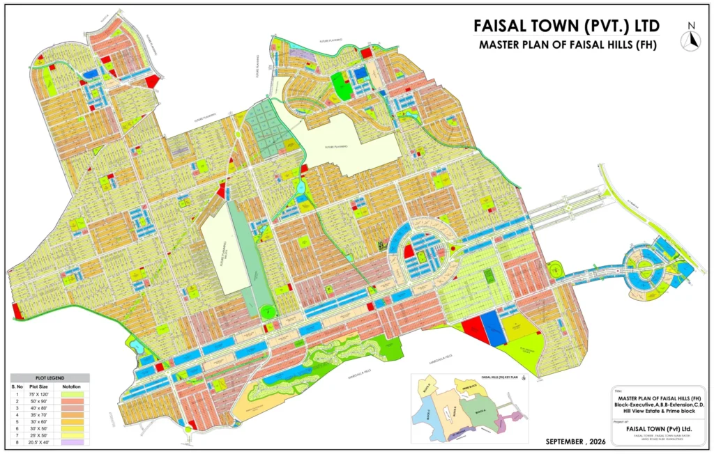 Faisal Hills Master Plan | Residential and Commercial Blocks